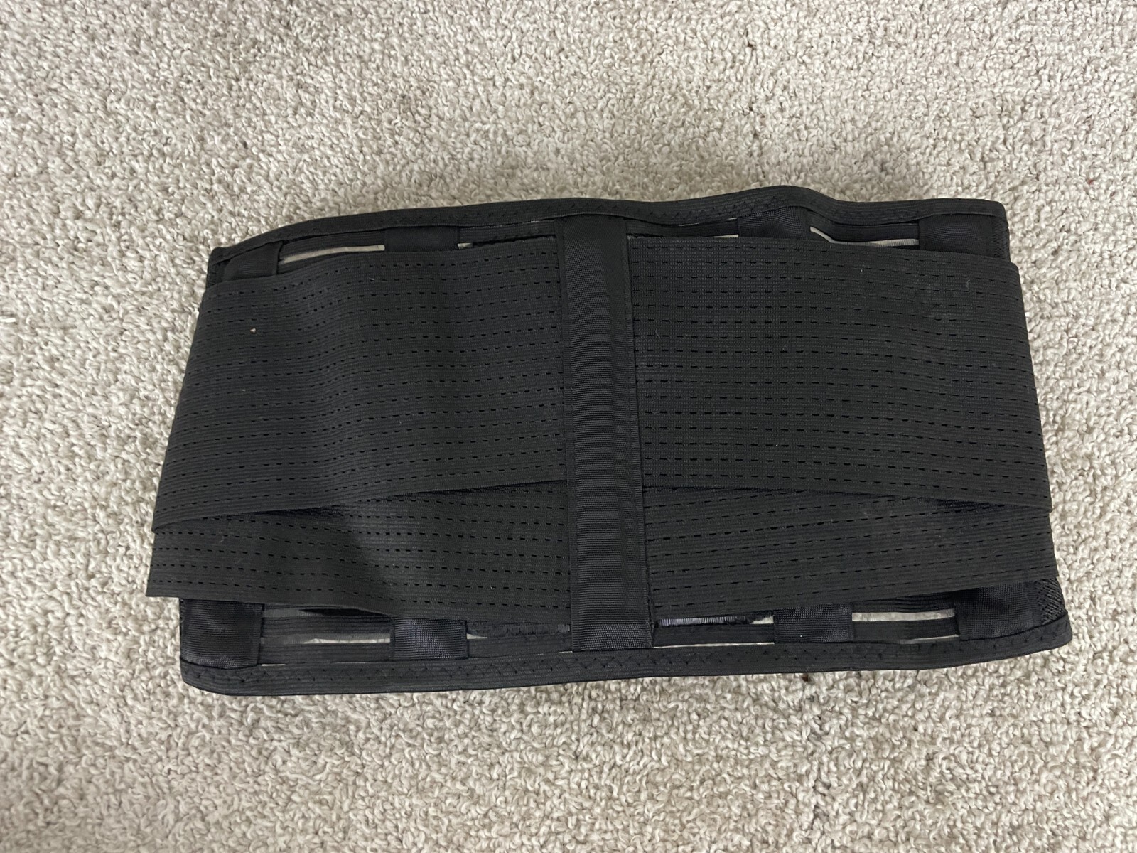 Sparthos Back Brace Small Adjustable Lower Lumbar Support Belt Logo Black