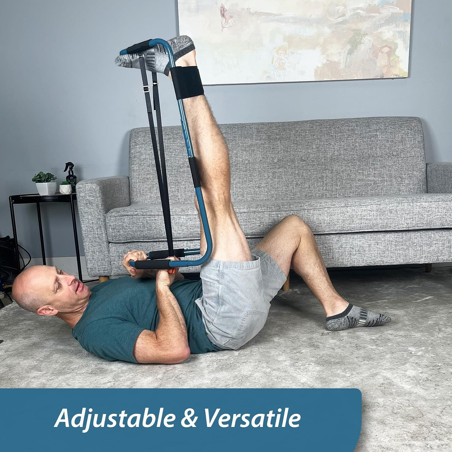 Flex Frame Knee & Hamstring Stretching Device – Adjustable Leg Traction for Knee