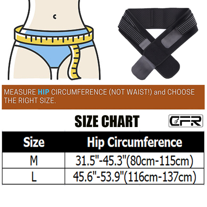 CFR Pelvic Hip Belt Lower Back Support Sacroiliac Si Joint Pain for Women Men
