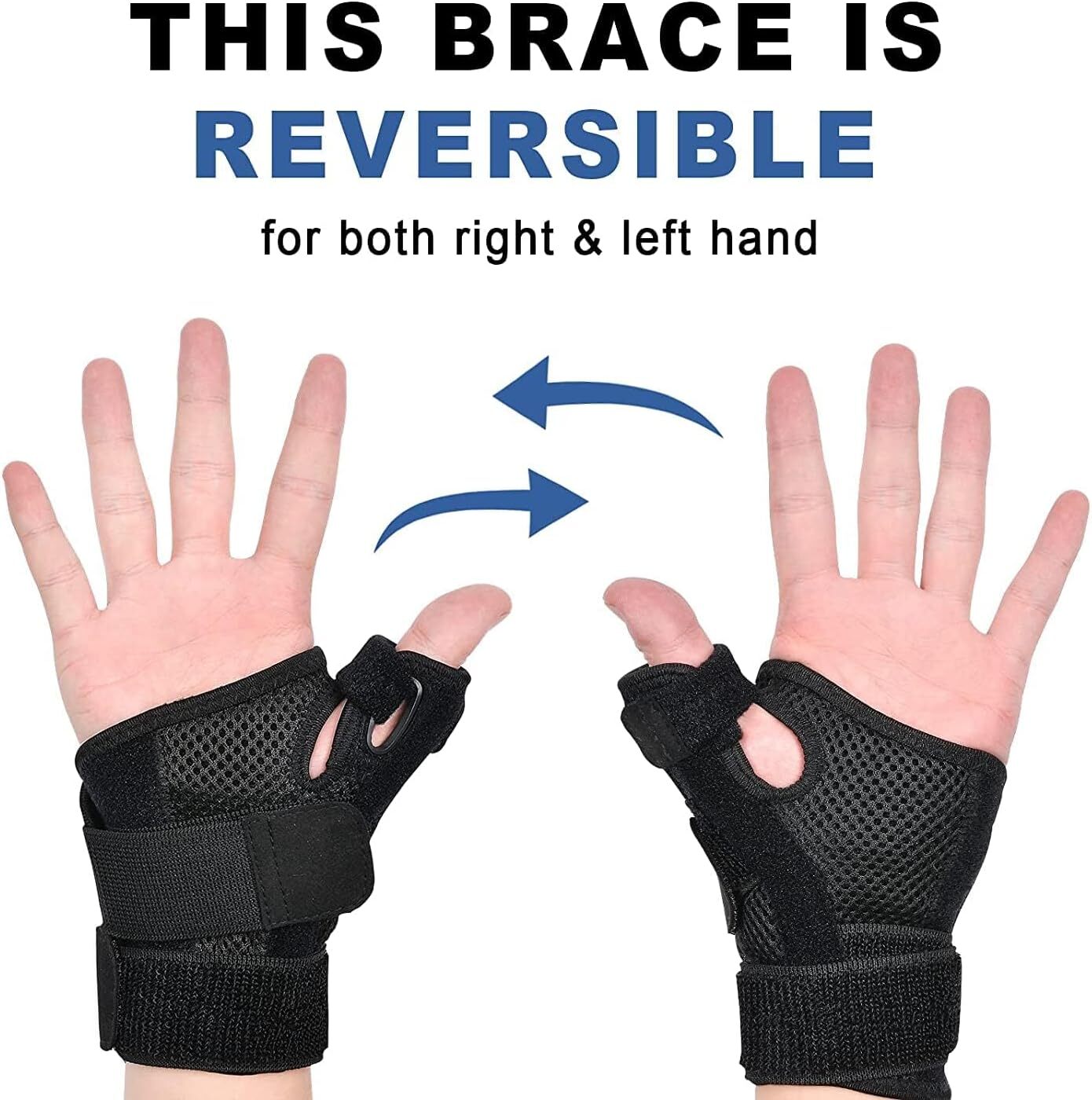 Thumb Wrist Support Brace Splint Carpal Tunnel Sprain Arthritis Left/Right Hand