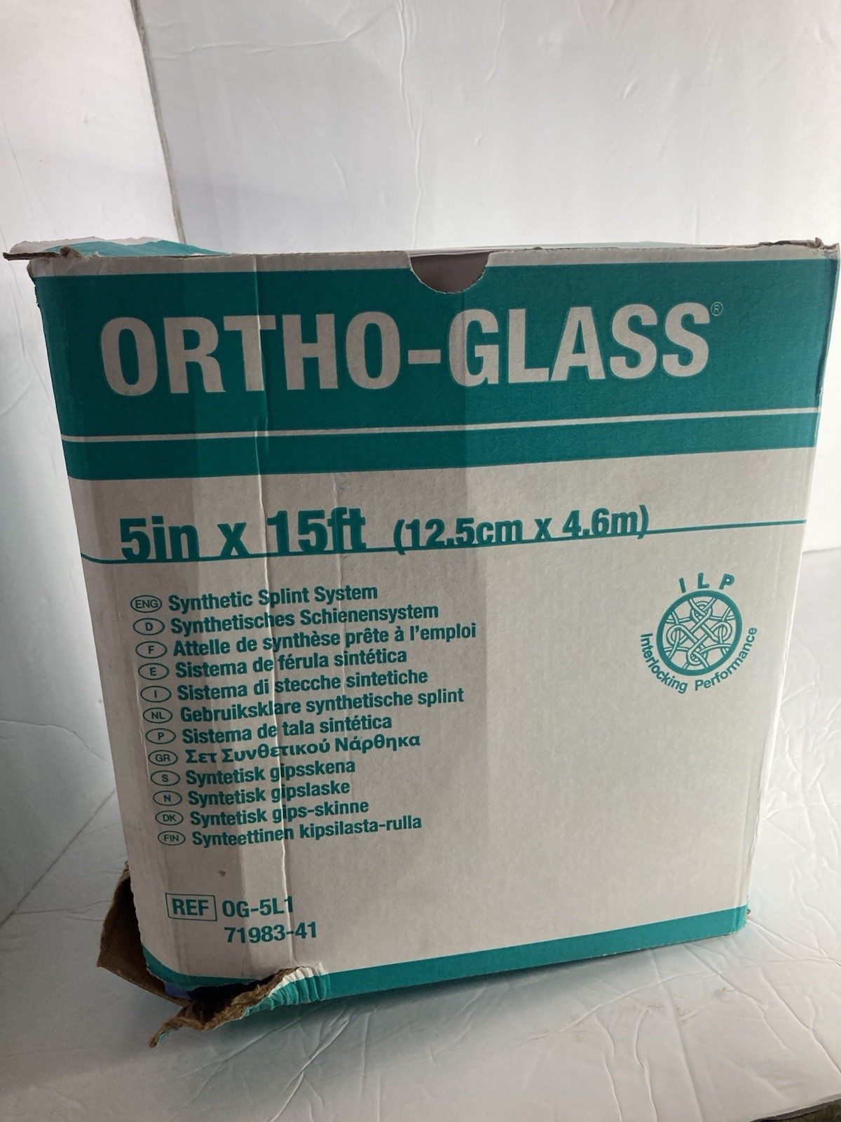 ORTHO-GLASS Padded Splint Roll 5 Inch X 15 Foot Fiberglass Exp 10-21-2027 (2 Ct)