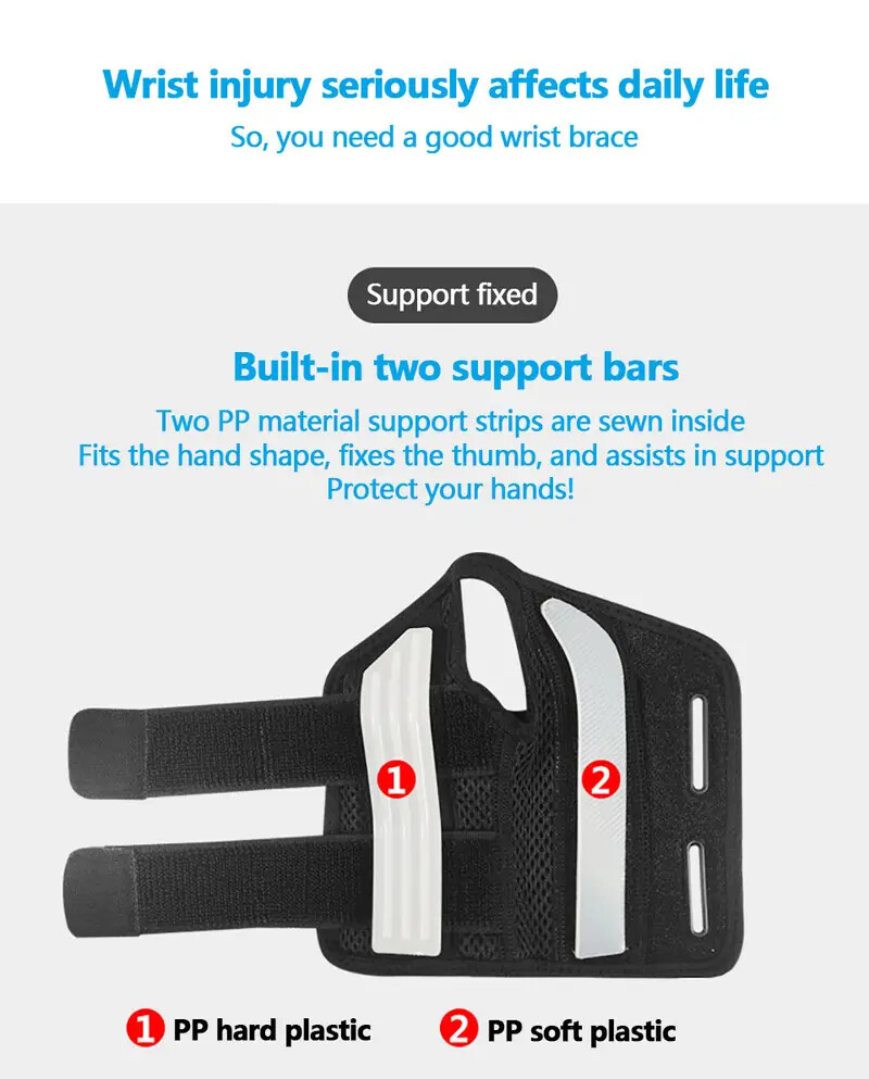 Wrist Hand Brace Support Pressurized Wrist Guard Injury Tendon Sheath Protective