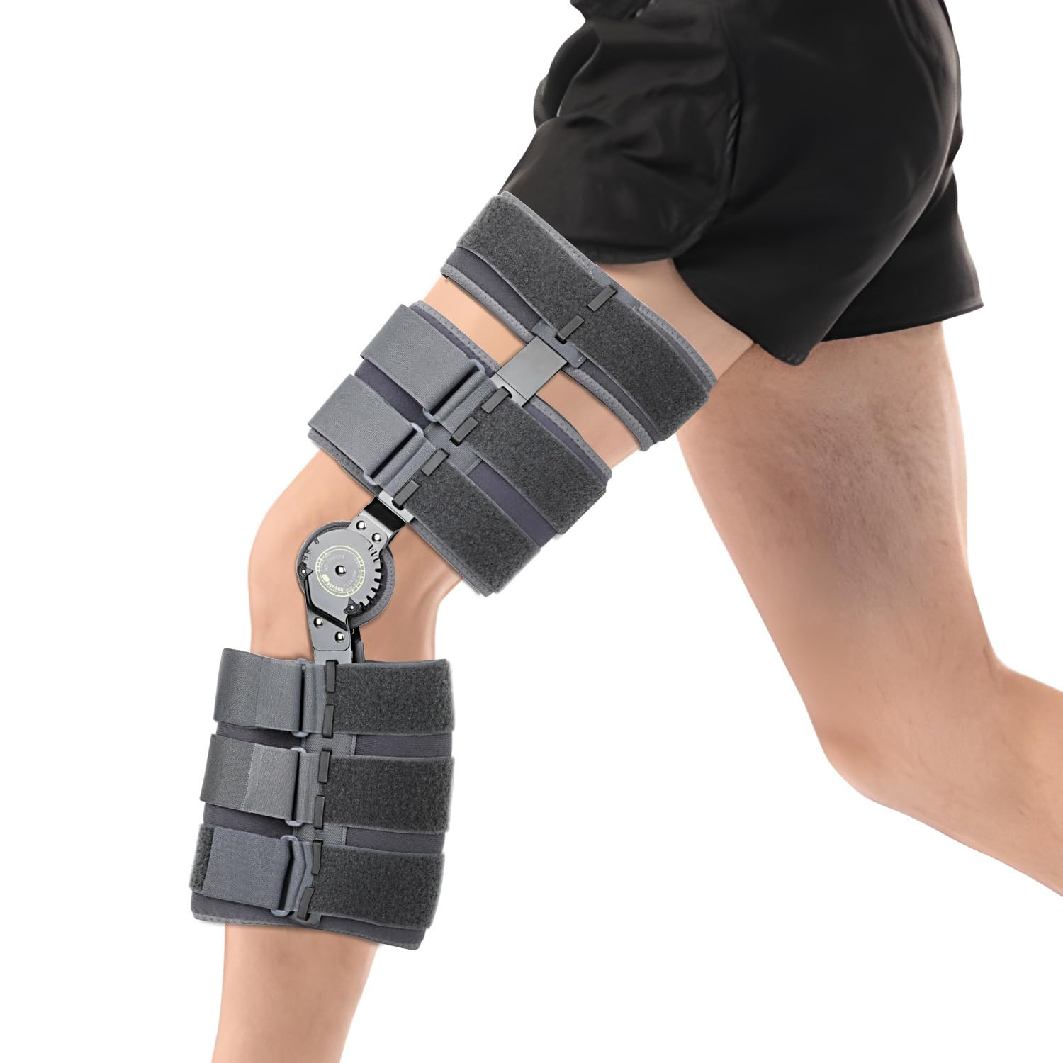 Adjustable ROM Knee Brace for Post-Op Support – Left & Right Leg, Unisex