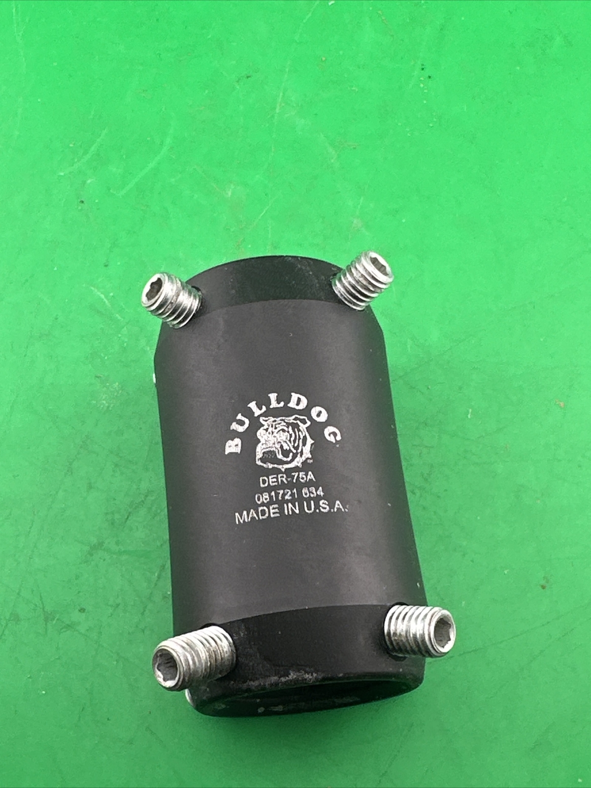Bulldog Prosthetic Part Adapter Double End Receiver. Height 7.5cm
