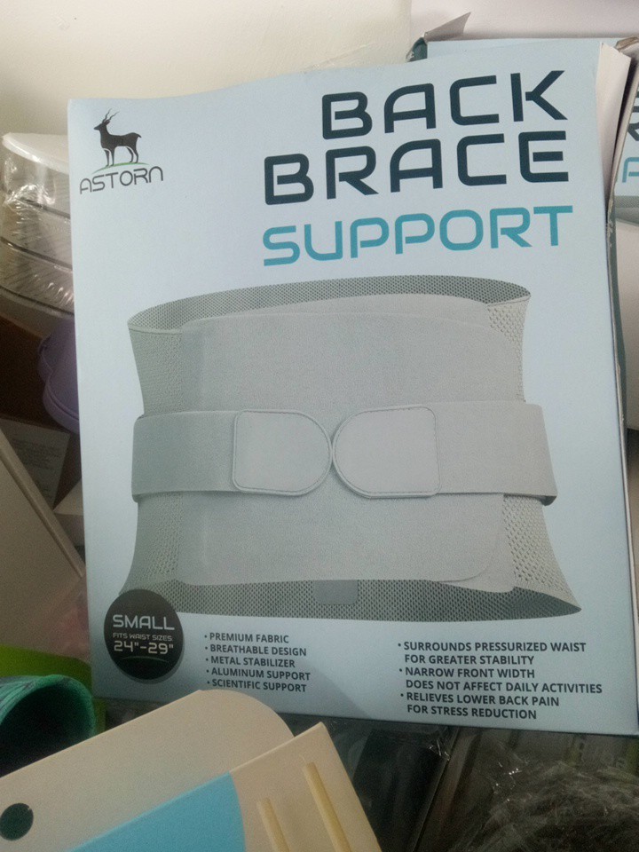 Astorn Back Brace for Lower Back Pain Adult Small for Waist Sizes 24”-29” New!
