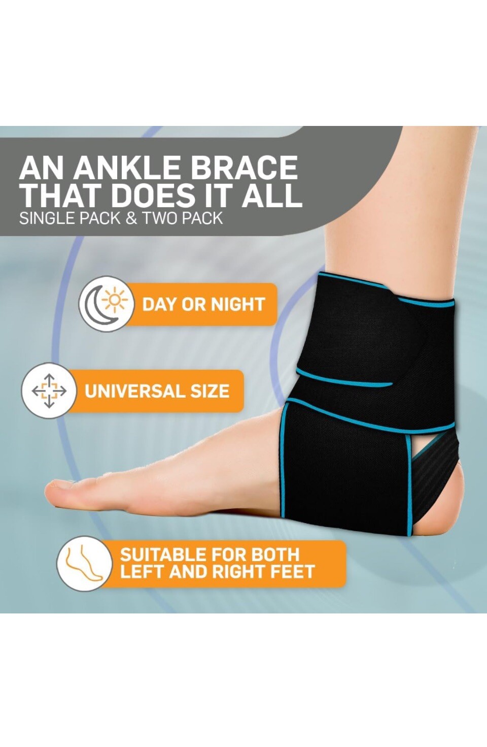 BracEasy Ankle Brace for Sprained Ankle Ankle Support for Women & Men – Ankle…