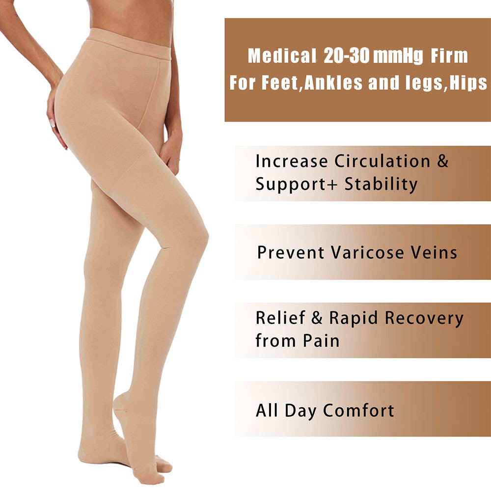 Medias de compresión 20-30mmHg.Medias médicas de compresión para varices y dolor