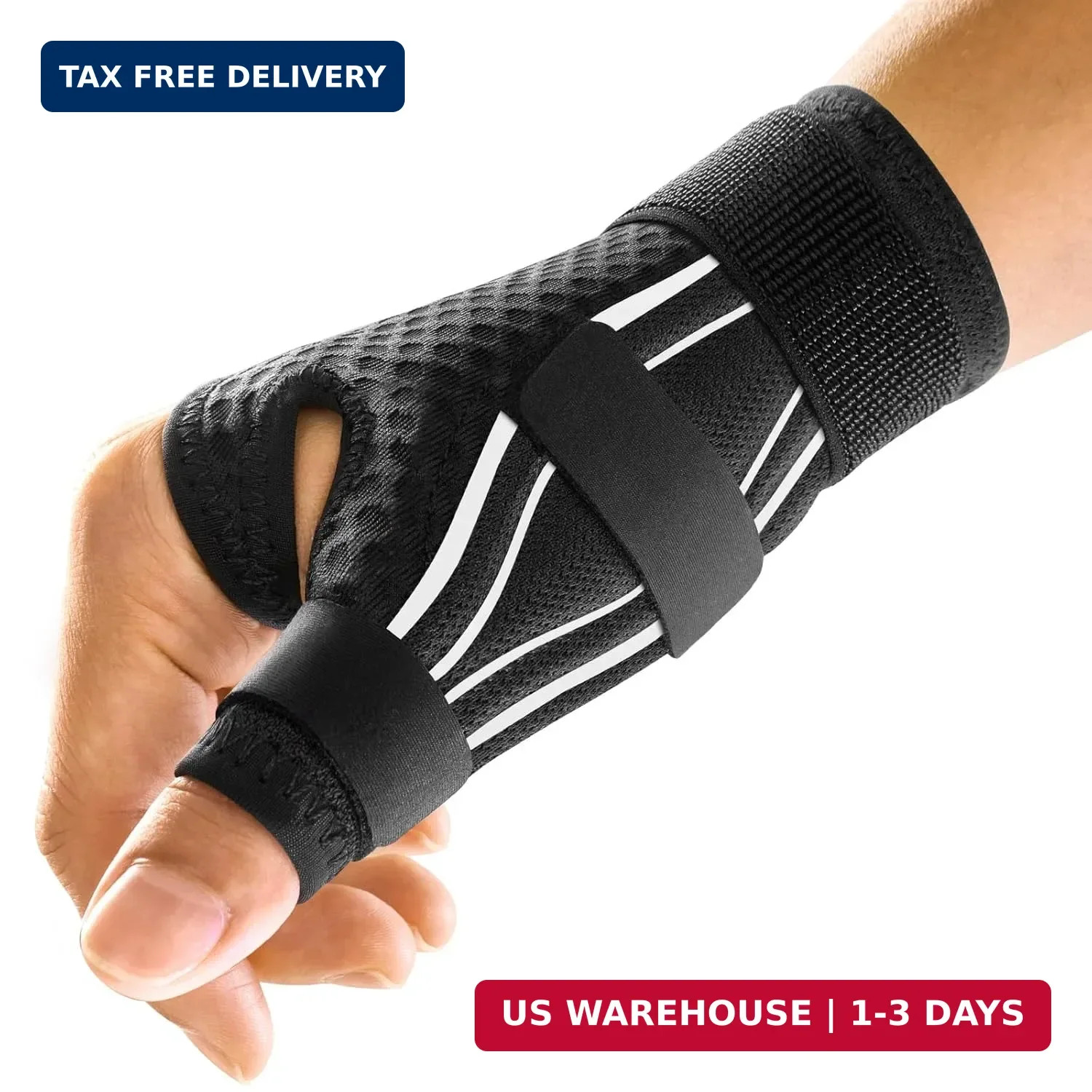 FREETOO Thumb Brace Support Right Hand or Left Hand for Arthritis Pain and Suppo