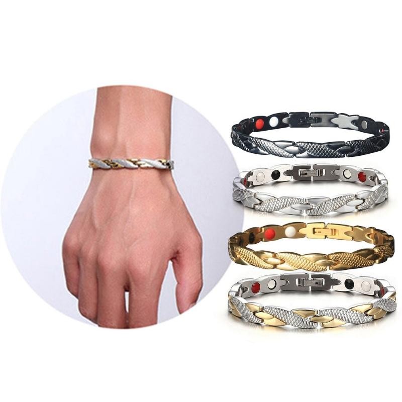 Healthy Bio Magnetic Bracelets for Women Men Therapy Bracelet Pain Relief