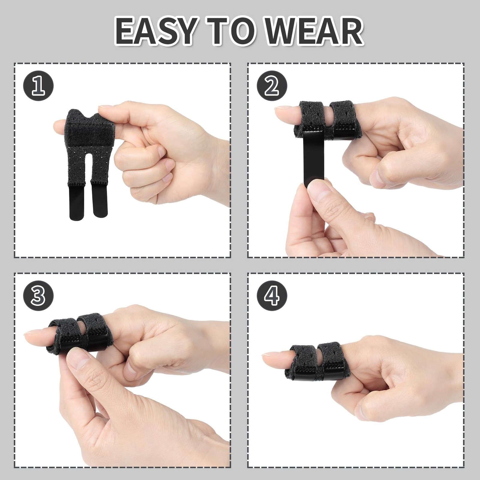 Trigger Thumb Splints, Finger Splint for Broken/Straightening/Arthritis, Brea…