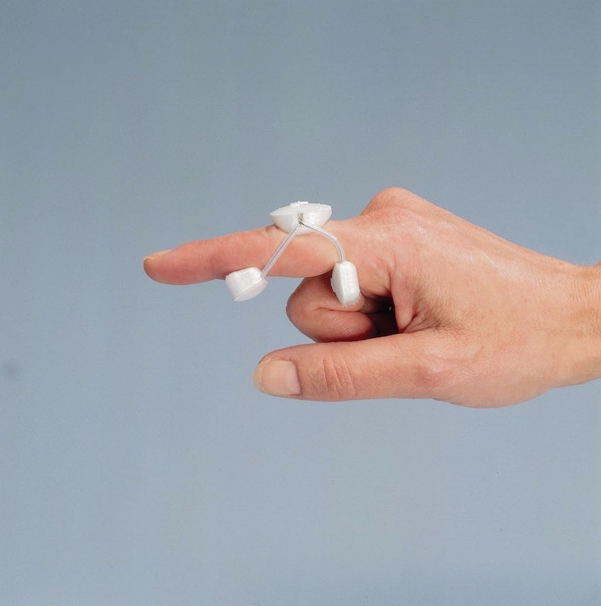 Rolyan Sof-Stretch Short Extension Splint Finger PIP Latex-Free White Large