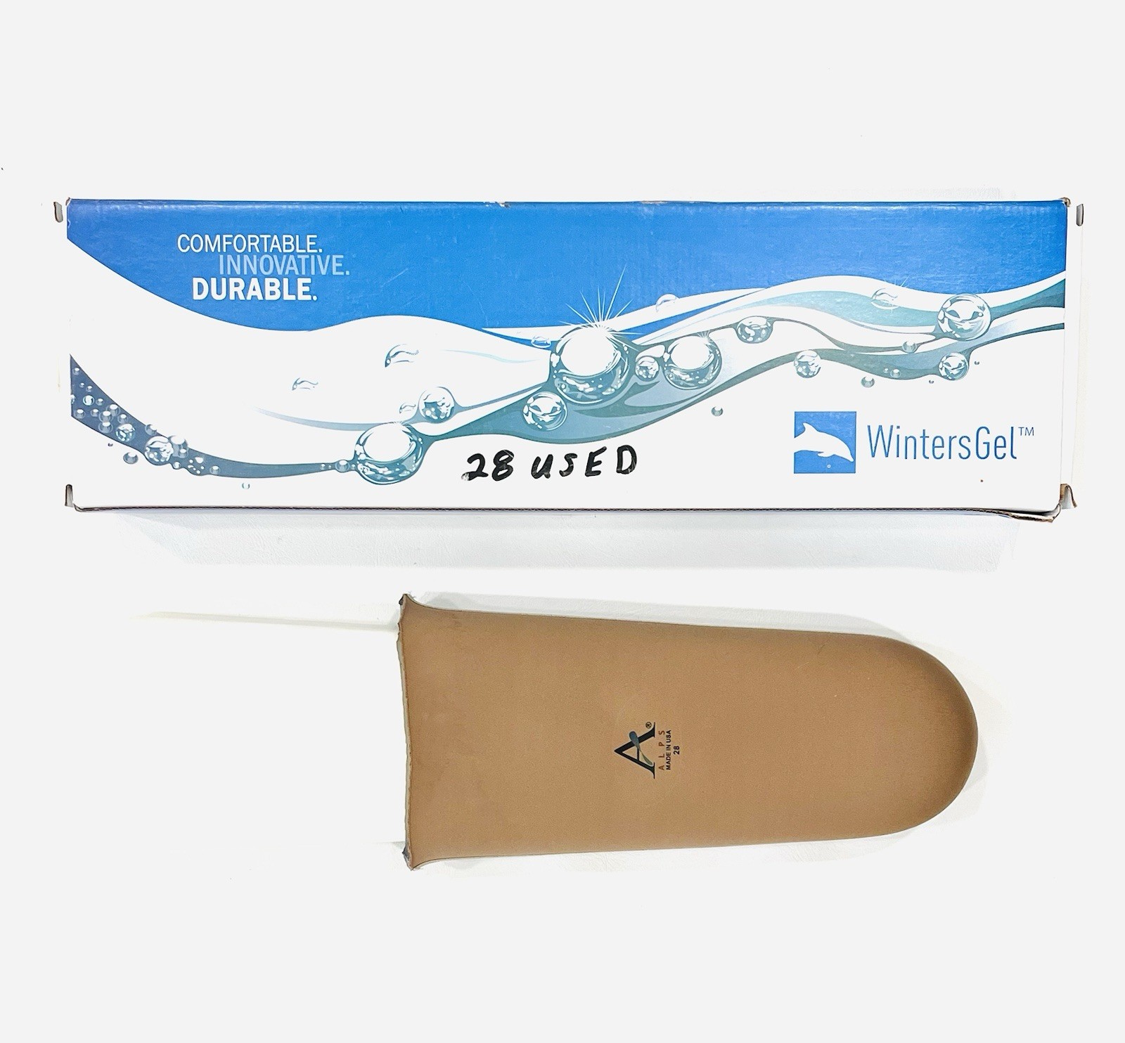 Alps Wintersgel Cushion Prosthetic Liner Beige WGFR 28-6, size 28