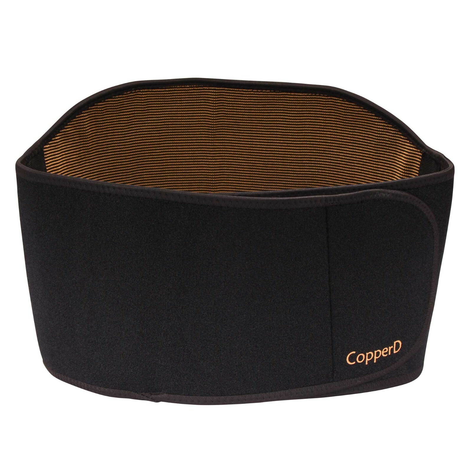 Copper D – Copper Compression Back Brace Wrap – Charcoal and Copper Infused