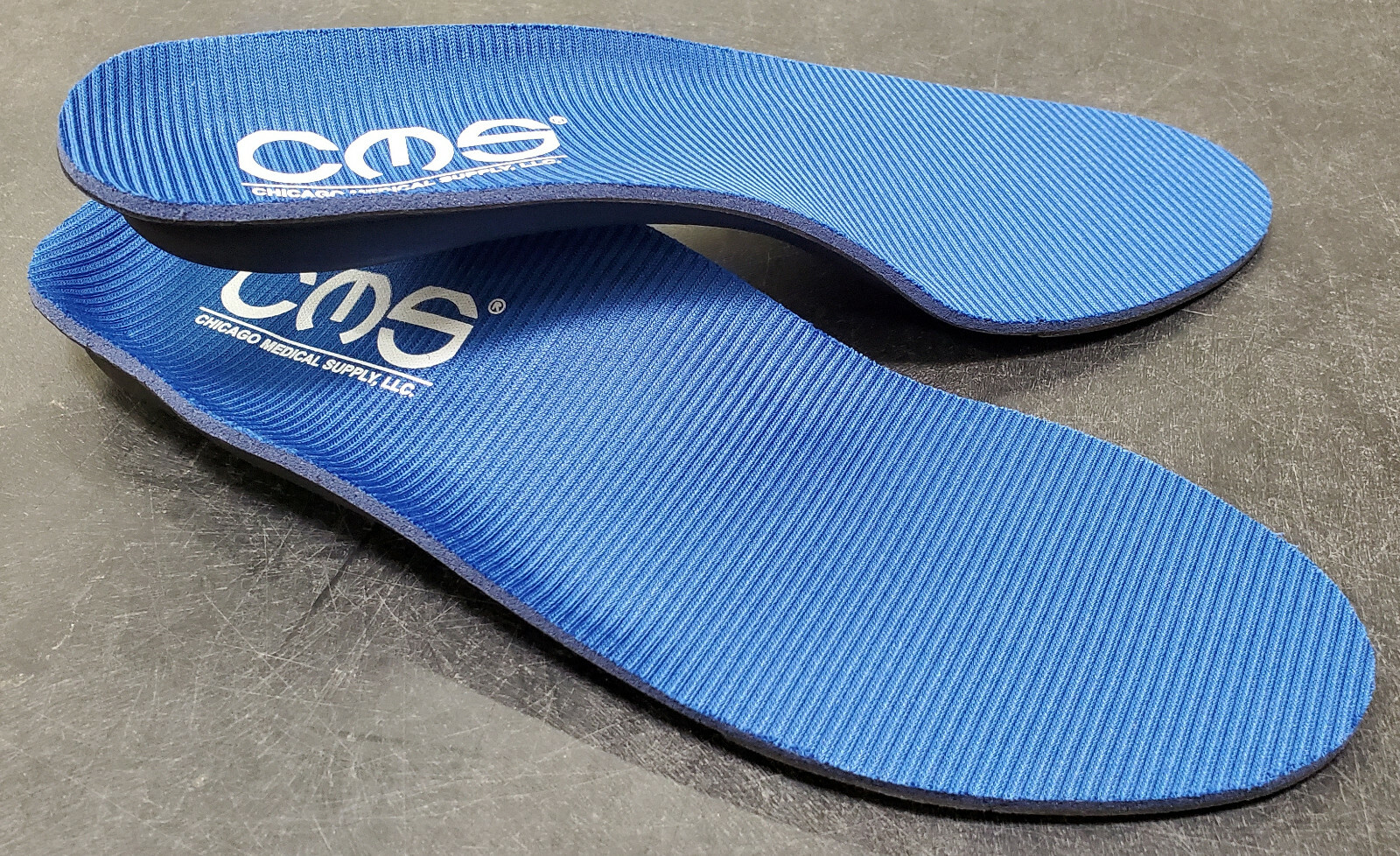 CMS Orthotic Arch Supports Replacement Shoe Insoles Inserts Full Length Blue