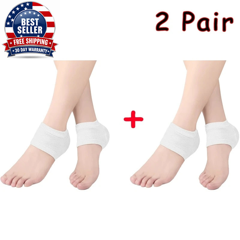Silicone Gel Heel Protector Pads for Foot Care and Cracking Prevention