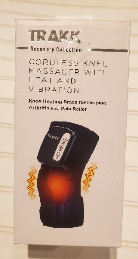 TRAKK – Heating Massaging Knee & Shoulder Brace and Wrap – Black