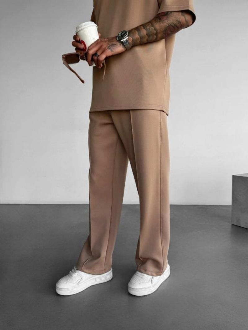 Pantalones Deportivos Largos Para Hombres Chándal De Correr Culturismo Moda Gym