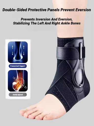 Ankle Brace for Sprained Ankle Support with Side Stabilizers for Men Women Ankle
