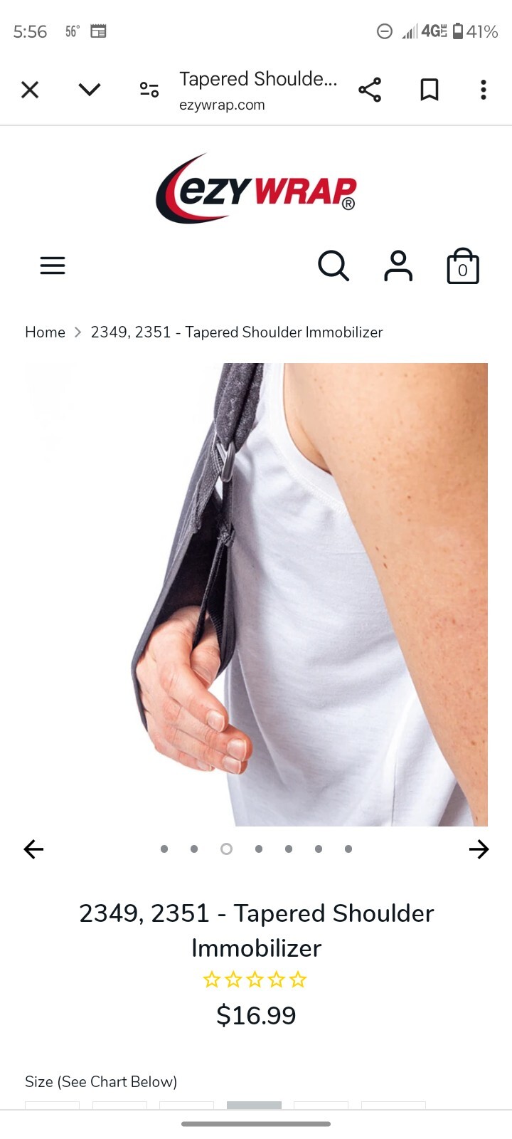 Ez Wrap Arm Sling Immobilizer