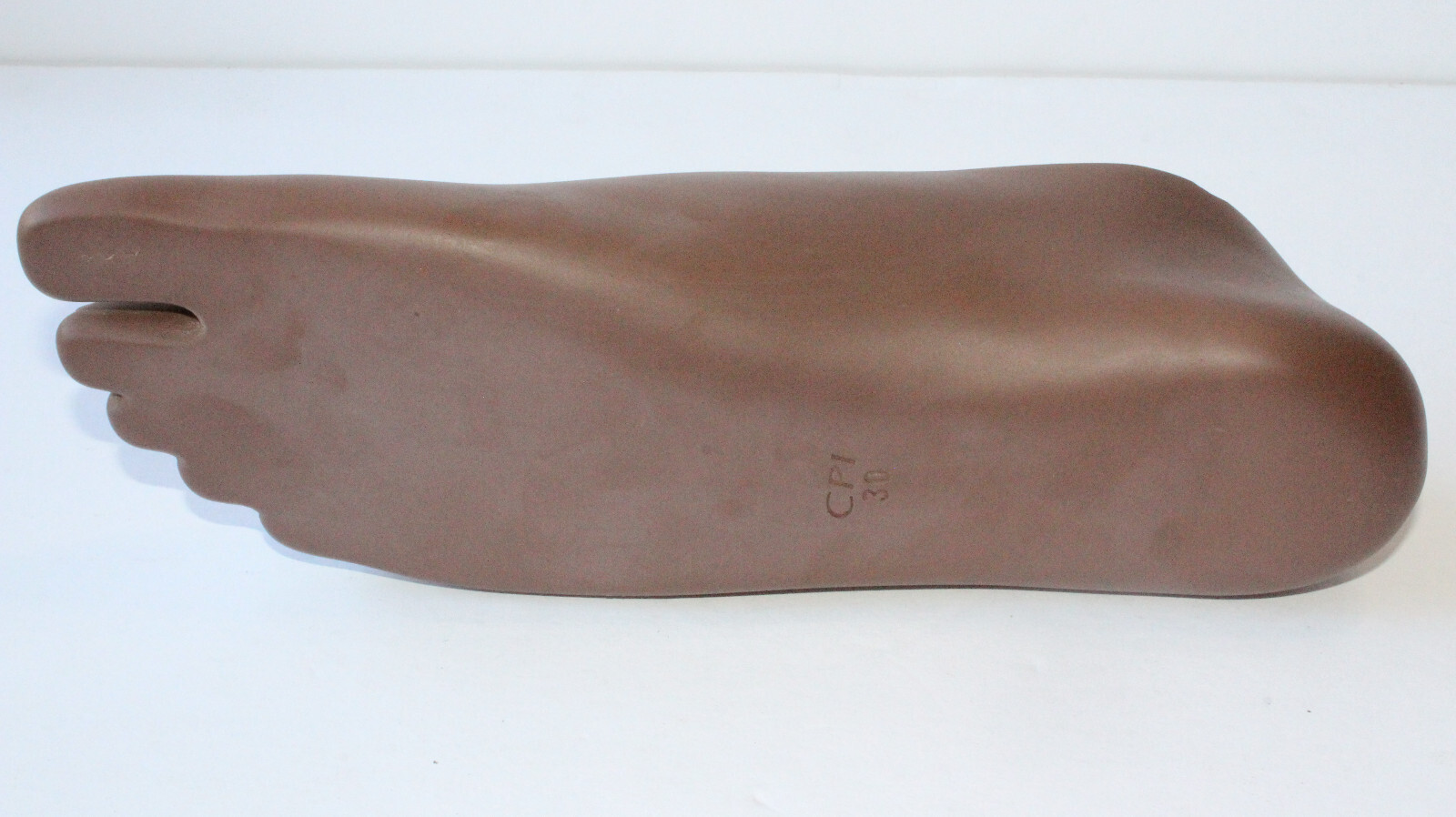 PRISTINE COLLEGE PARK Clemente Brown Prosthetic Foot Shell Sz 30 RIGHT SandalToe