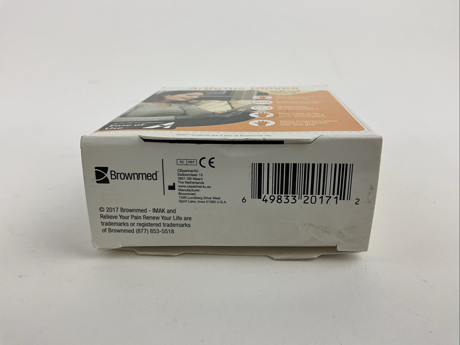 IMAK Compression Arthritis Gloves Medium One Pair