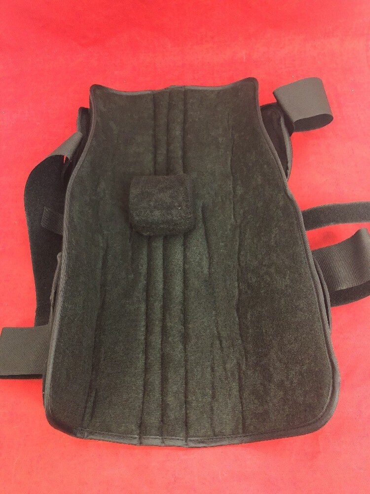 BELL-HORN 18″ Clinic 3-Panel Knee Splint Universal Black Excellent Condition