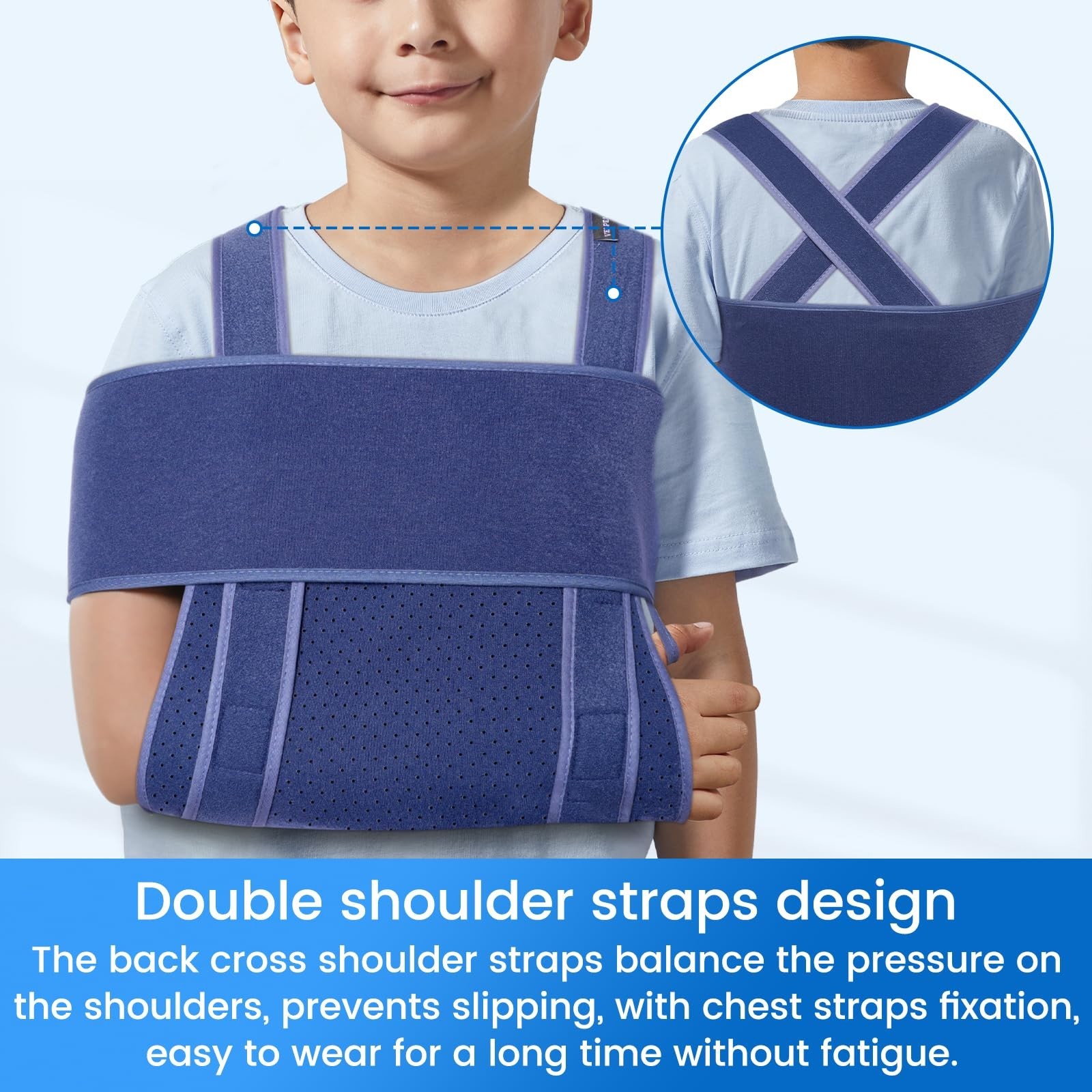 Soft Arm Sling for Kids – Shoulder Immobilizer for Rotator Cuff, Fracture, Dislo