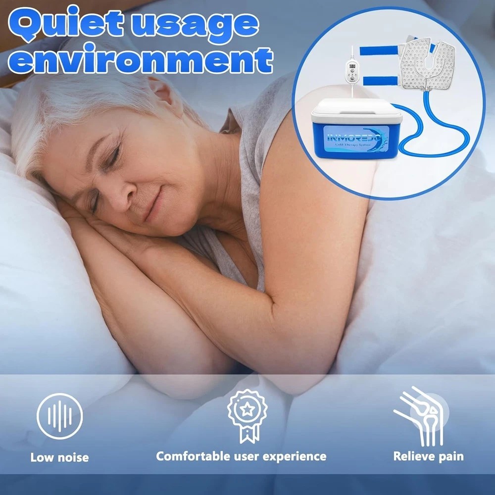 Ice Machine for Knee after Surgery, Cold Therapy Machine for Knee Replacement wi