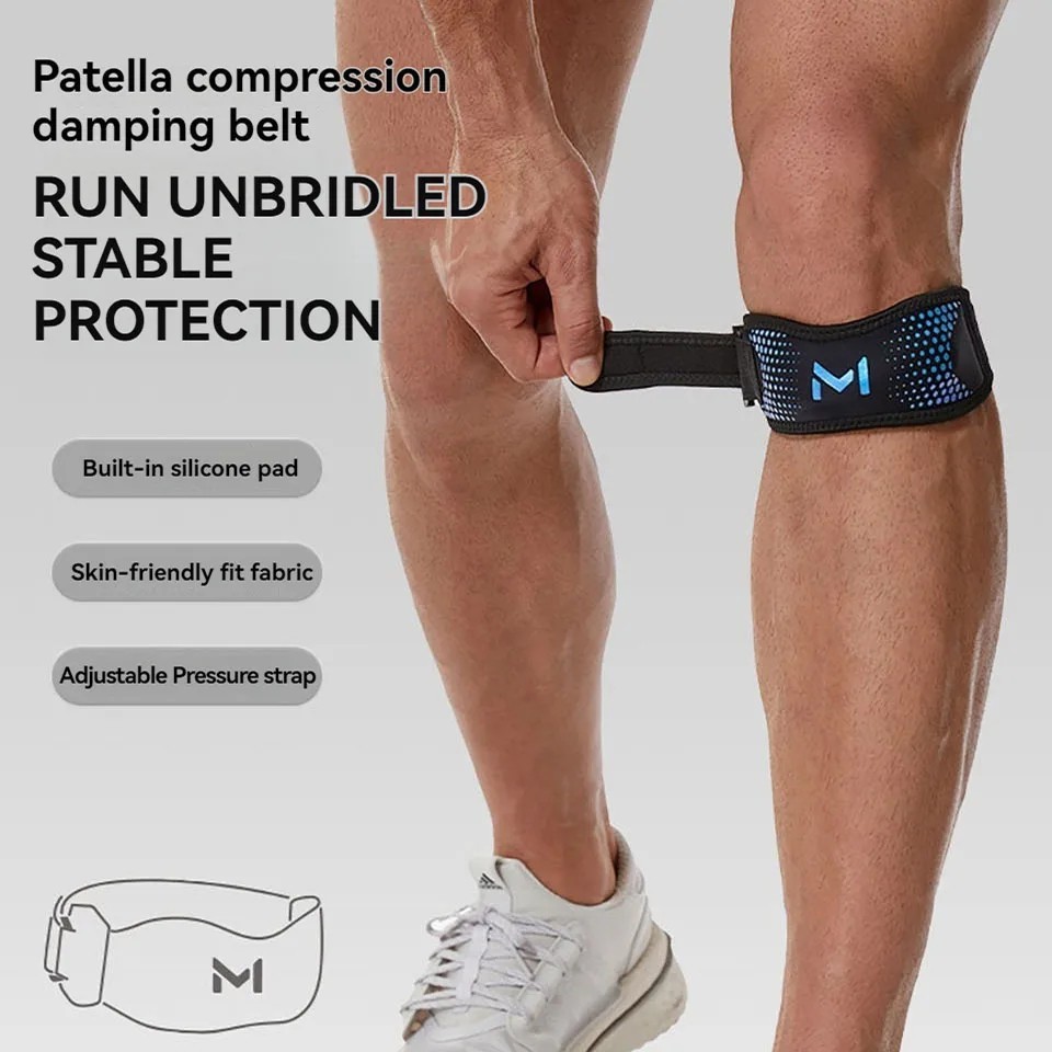 Adjustable Patella Knee Strap Brace for Men & Women Sports, Running, Soccer 1PC