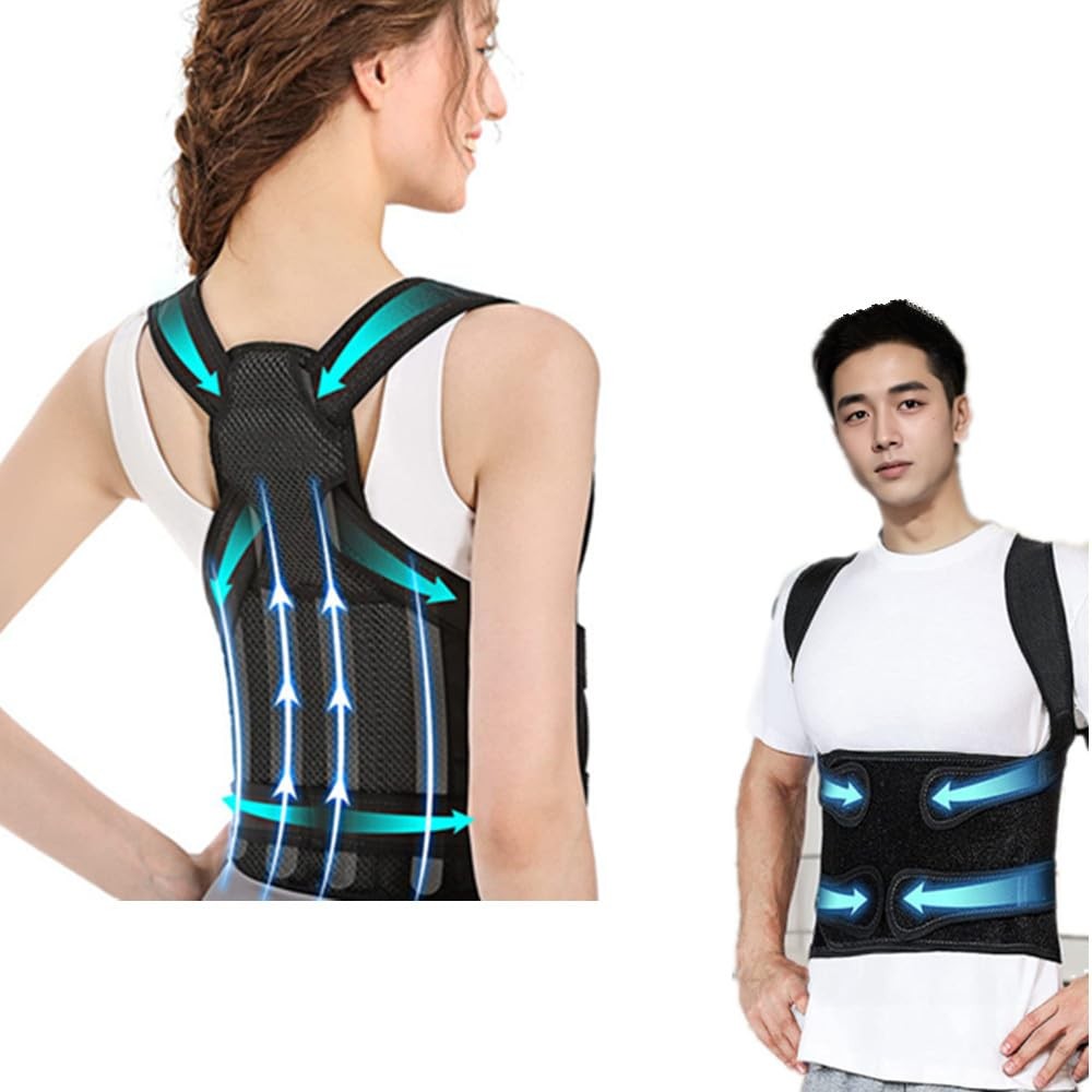 LAROTSUBA Back Brace for Women and Men,Shoulder Small, Black