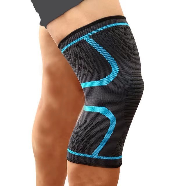 1x Knee Sleeves Copper Silver Compression Brace Support Sport Joint Injury Pain