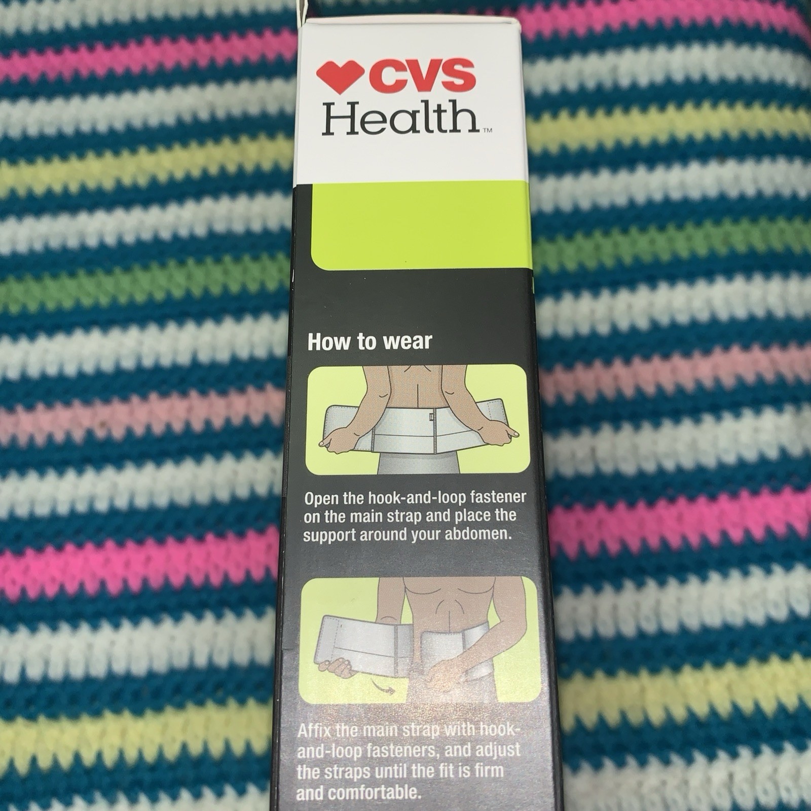 CVS Health abdominal compression support, Moderate Support Size SM/MED