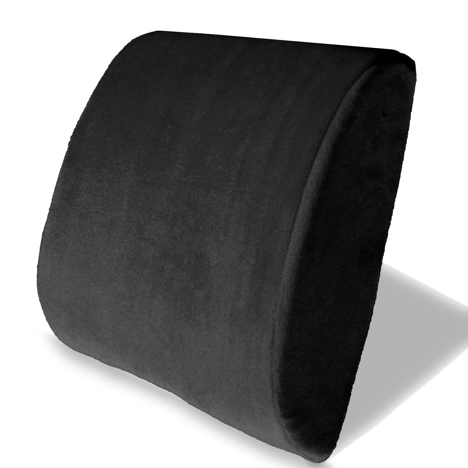 Long Strap Lumbar Cushion Back Support Pillow Memory Foam Car Seat Office Chair