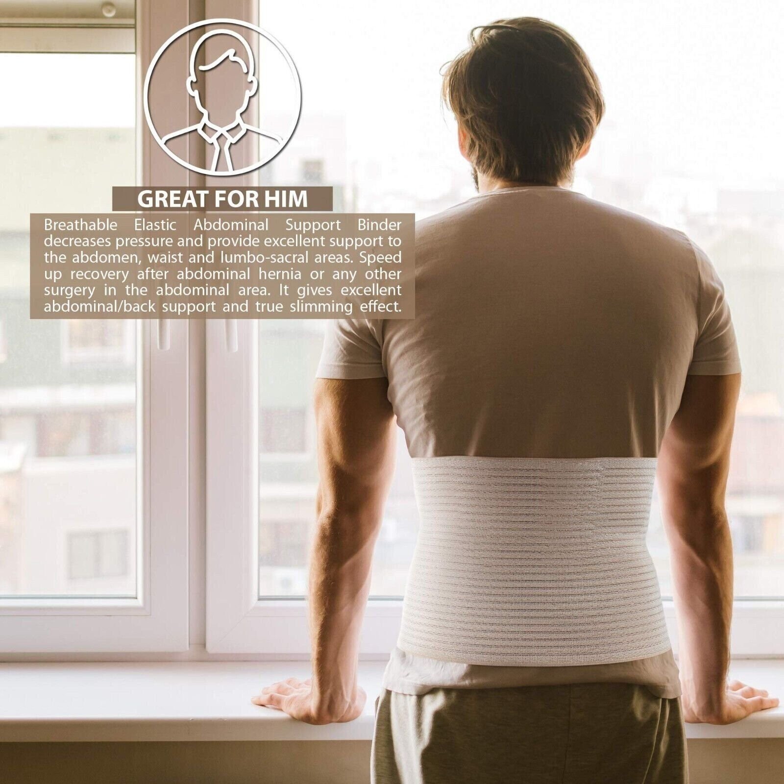 10.25″ Abdominal Binder/ Postpartum Post-operative Post-surgery Wrap