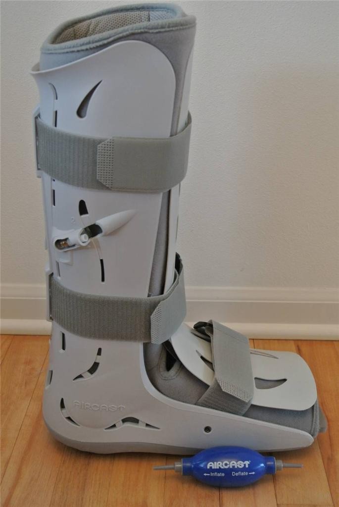 LARGE BOOT Donjoy Aircast FP Walker Pump Compression Ankle Foot Bunion Surgery