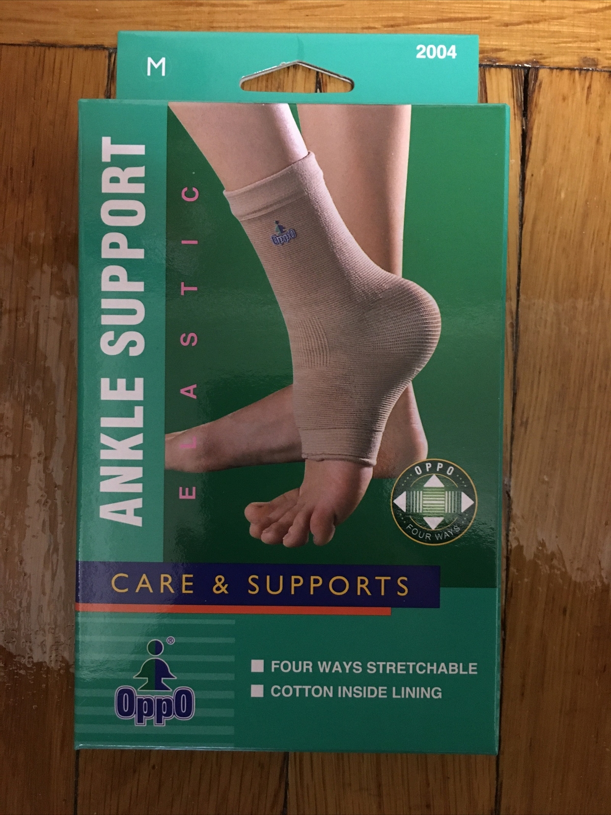 OPPO Model 2004 4-way Stretch Elastic Ankle Support, Unisex Size M