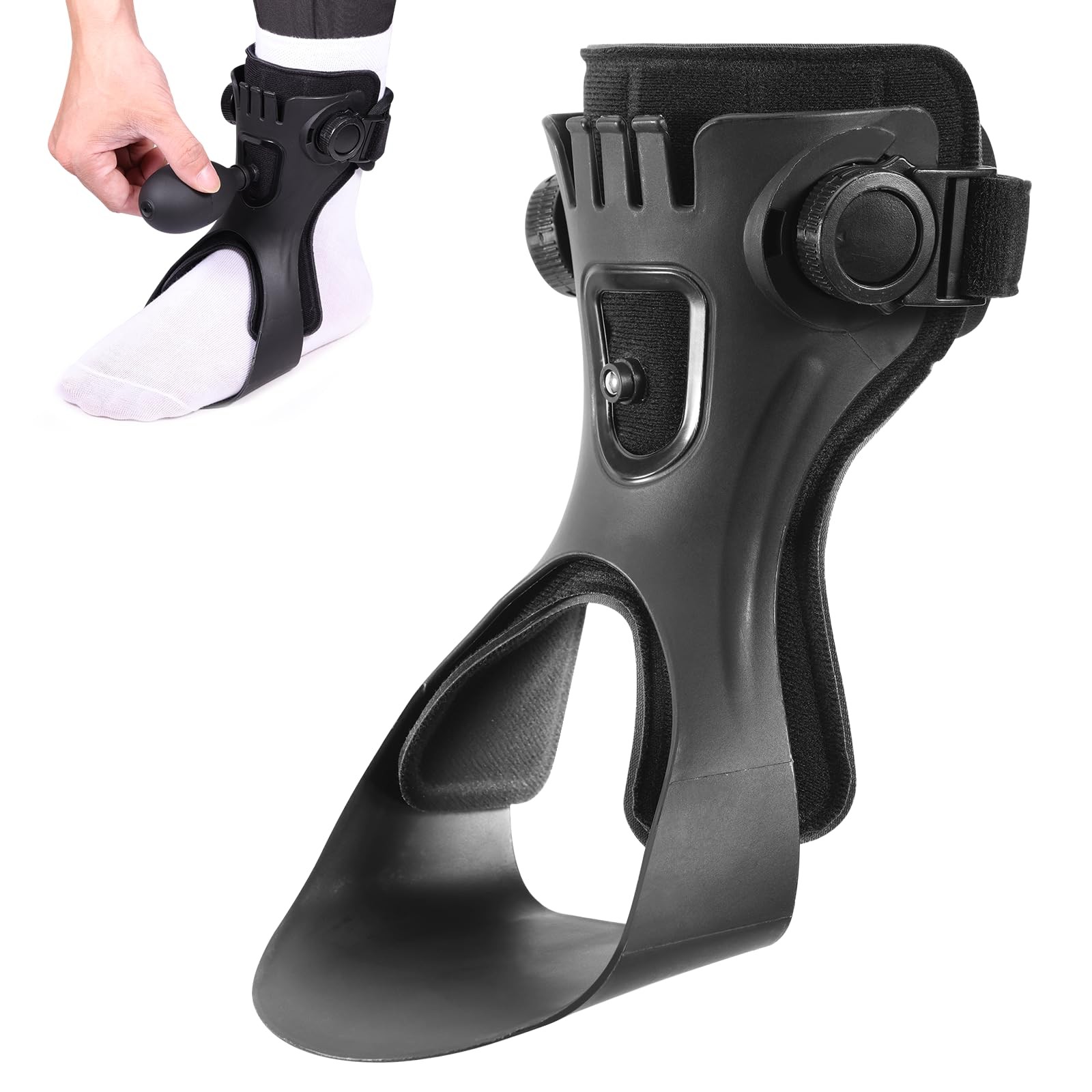 AFO Foot Drop Brace, Ankle Foot Orthosis for Men Women[LEFT-XL]