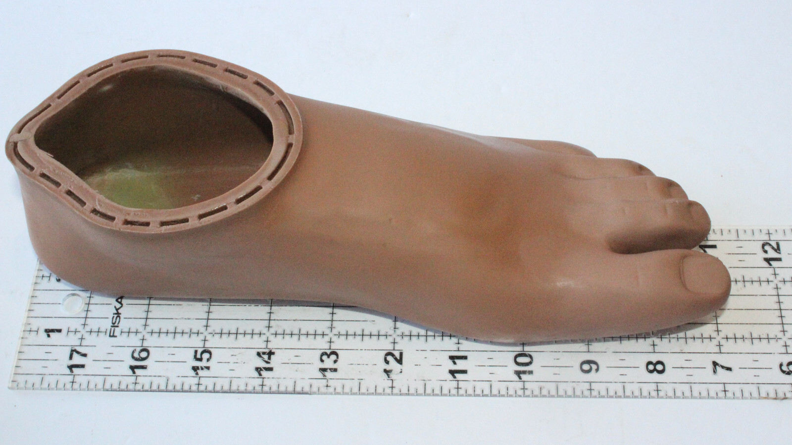 OSSUR PROSTHETIC K2 SENSATION LEFT SANDAL TOE FOOT SHELL Sz 28 BROWN