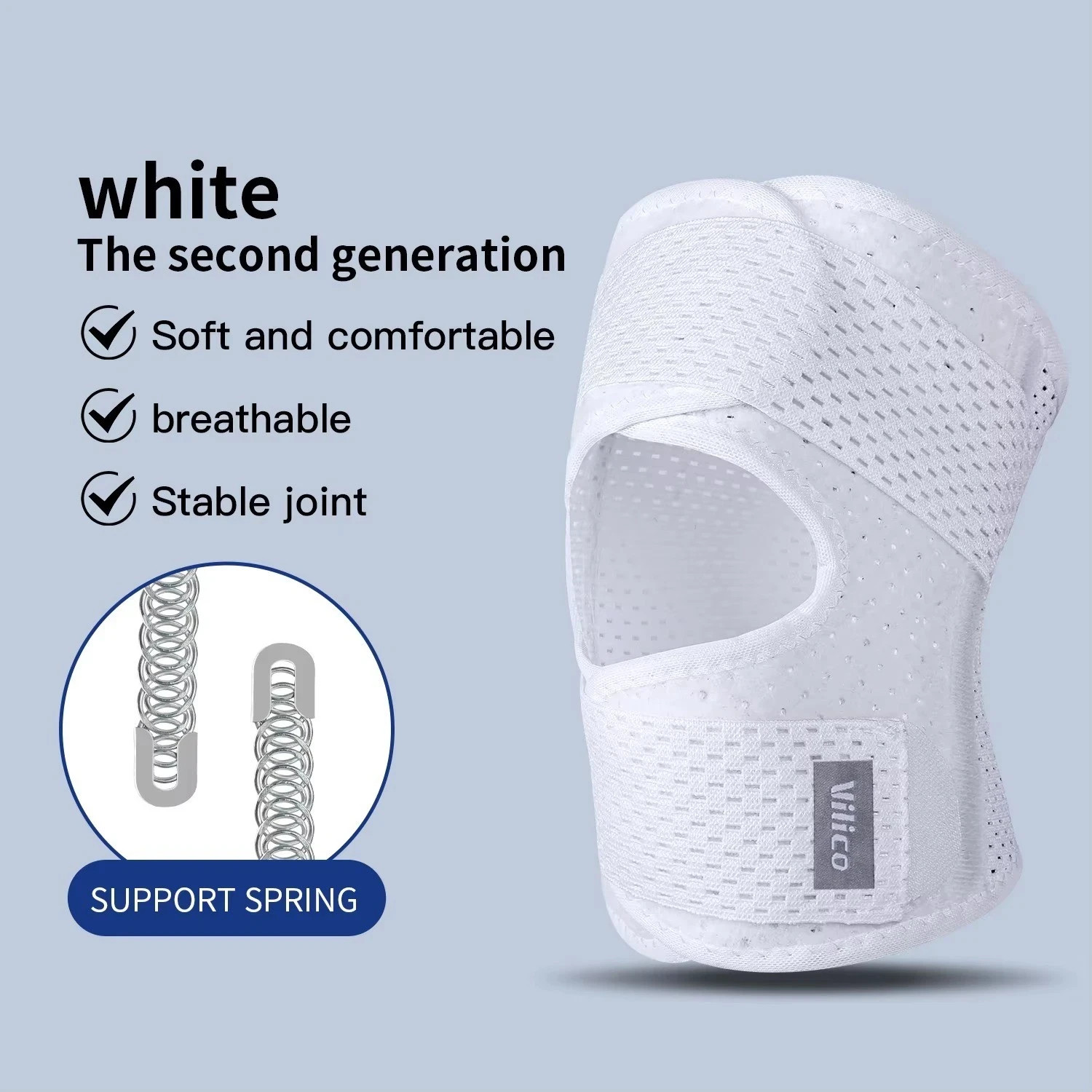 Bareform Knee Brace for Meniscus Support Adjustable, Patella Stabilizer, Pain