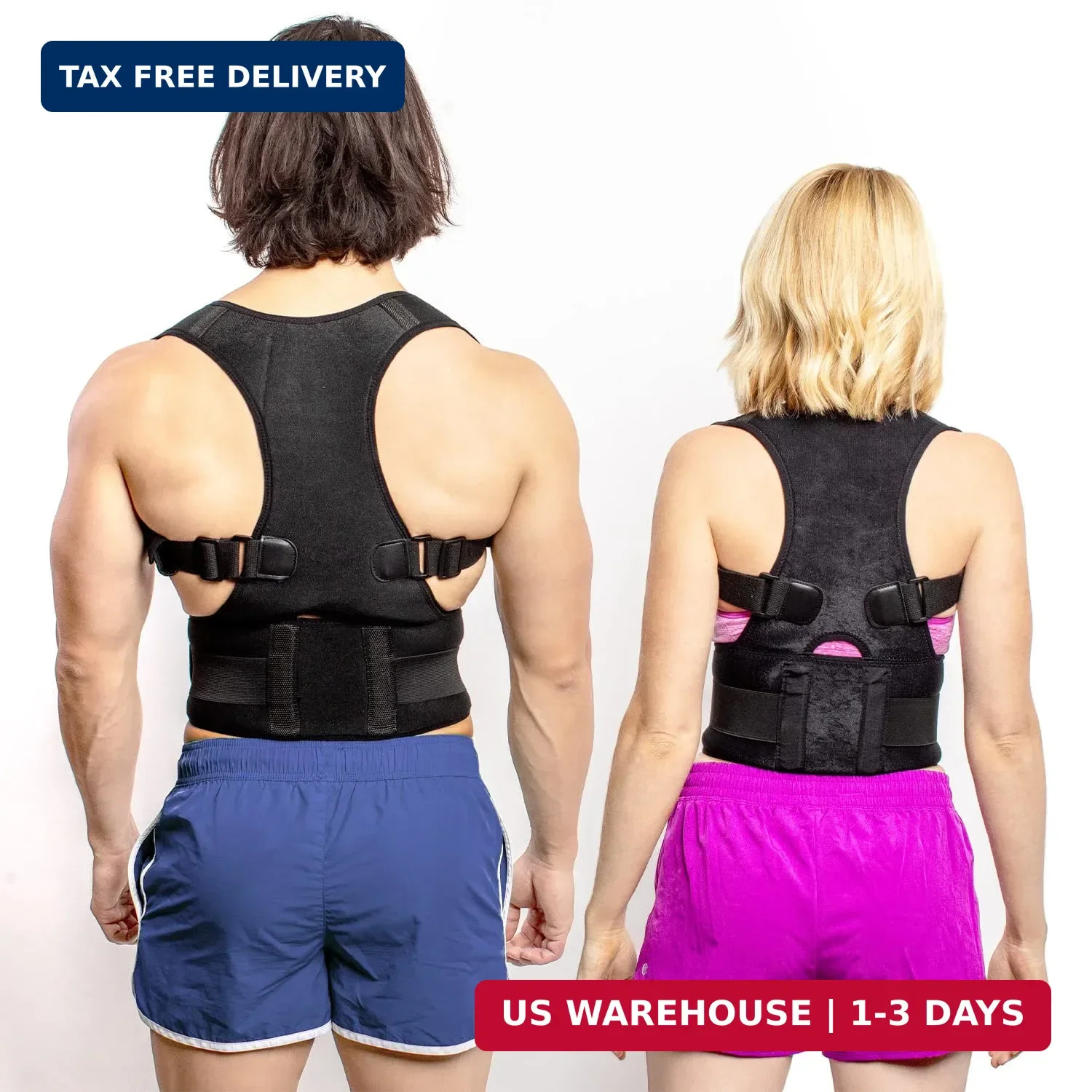 FlexGuard Posture Corrector for Women and Men – Back Brace for Posture, Adjustab