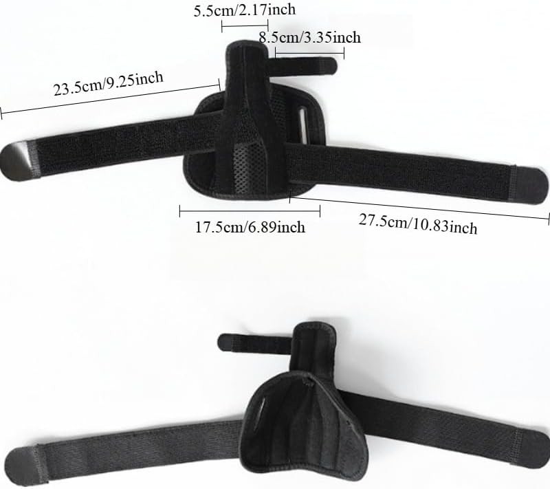 Left/Right Hand Universal Thumb Wrist Support Brace – Adjustable Straps Back
