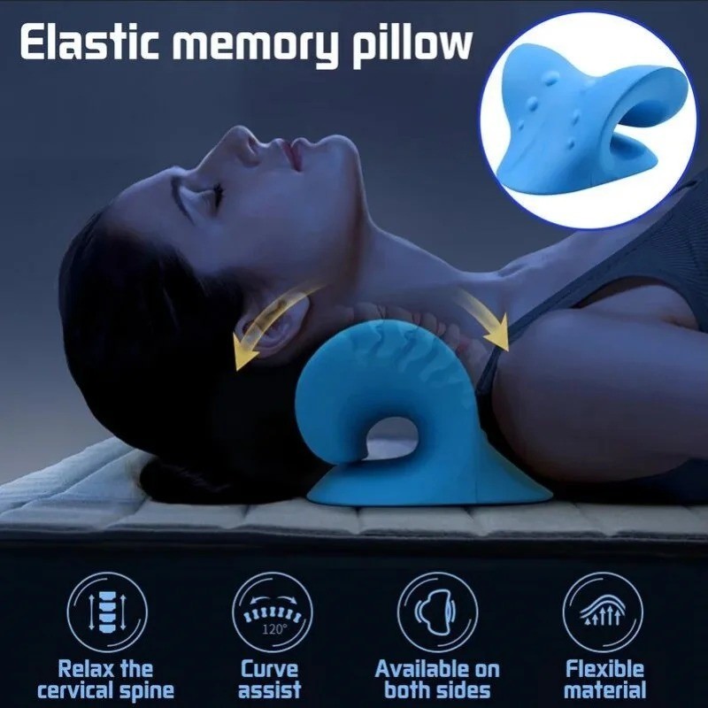 Neck Cloud Cervical Neck Stretcher Pillow Traction Device Massag Pain Relief…