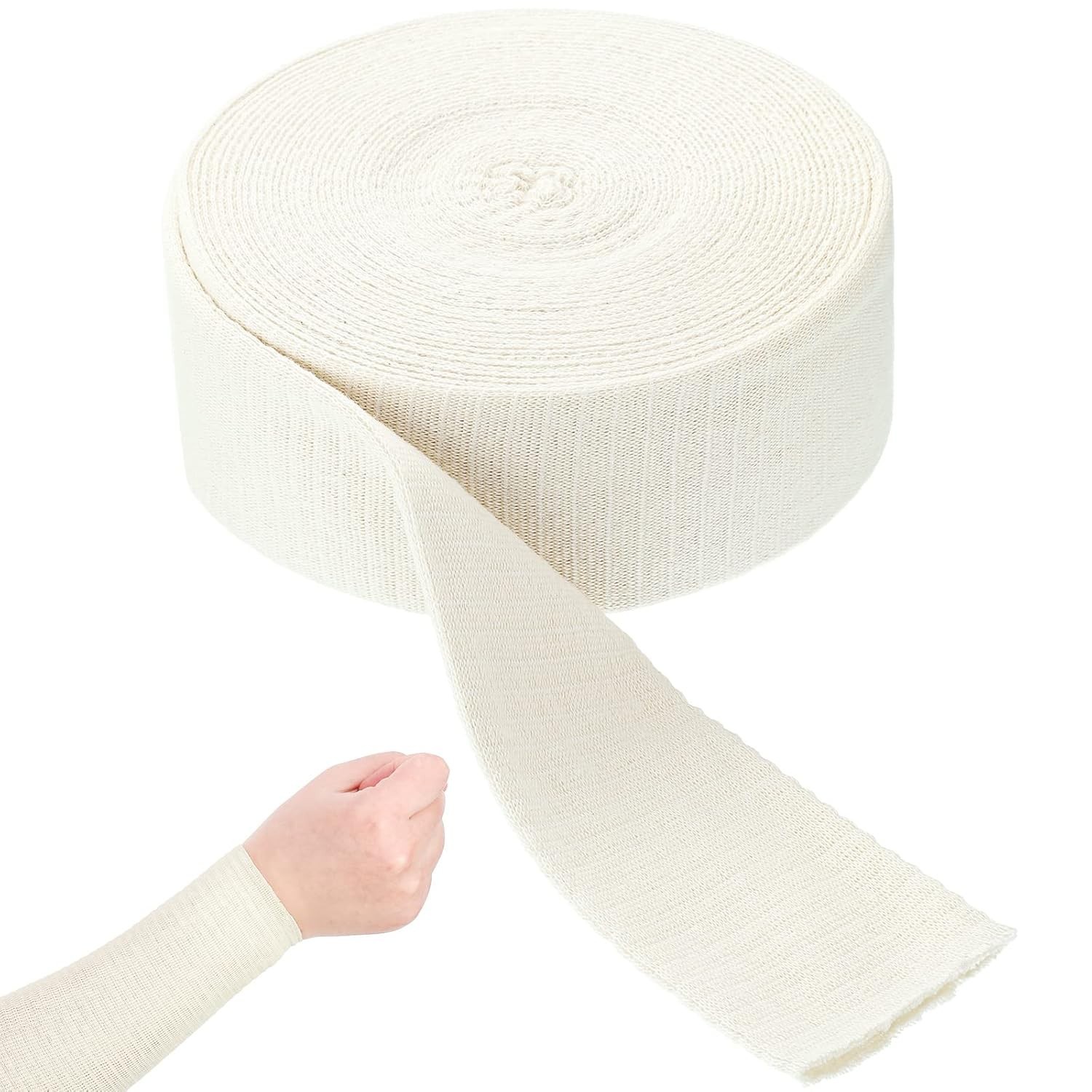 Cotton Tubular Stockinette Gauze Roll Tubular Arm Stocking Elastic Leg Stocki…