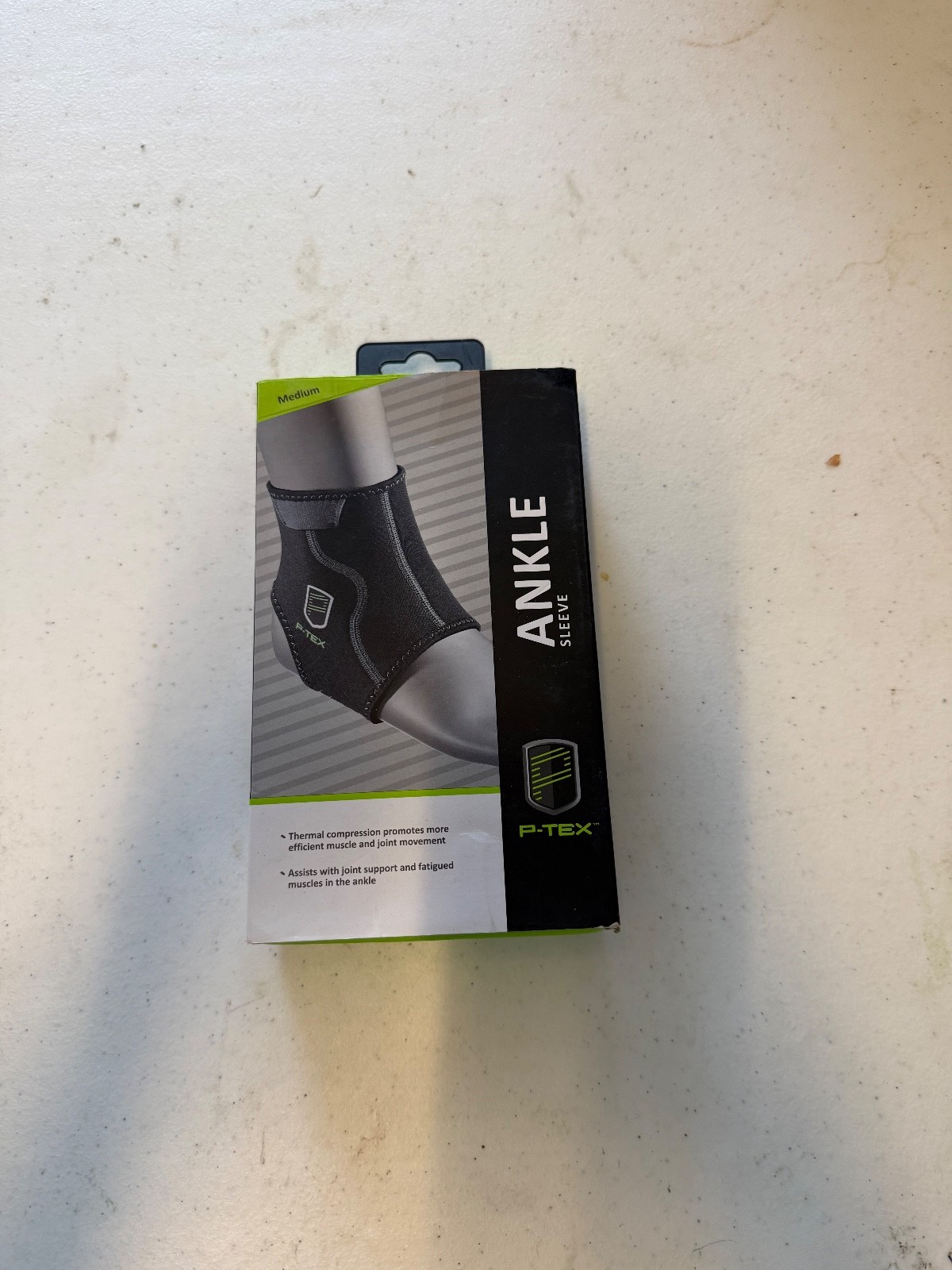 P-TEX Ankle Sleeve P-TEXA100 Black Multiple Sizes Brand New