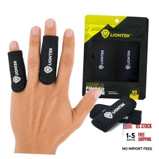 Flow Finger Sleeve V3 Pair — Joint Support & Compression for X-Small Single