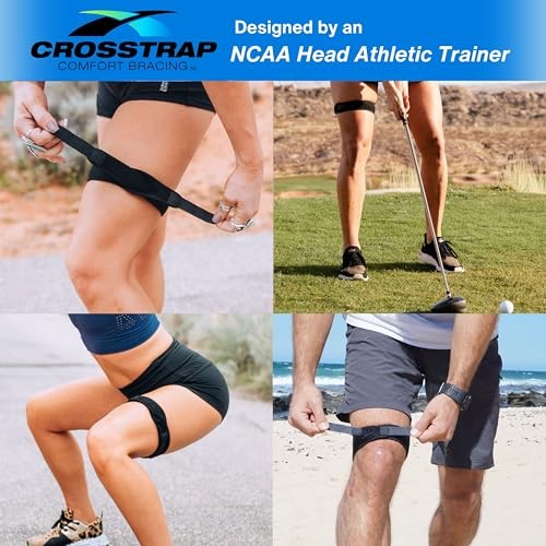 IT Band Strap – Thigh Compression Wrap, Iliotibial Band Syndrome Brace, Large