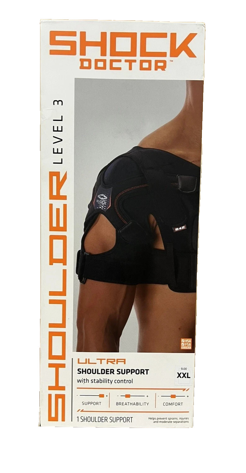 Shock Doctor Ultra Shoulder Support With Stability Control for Men, XXXL