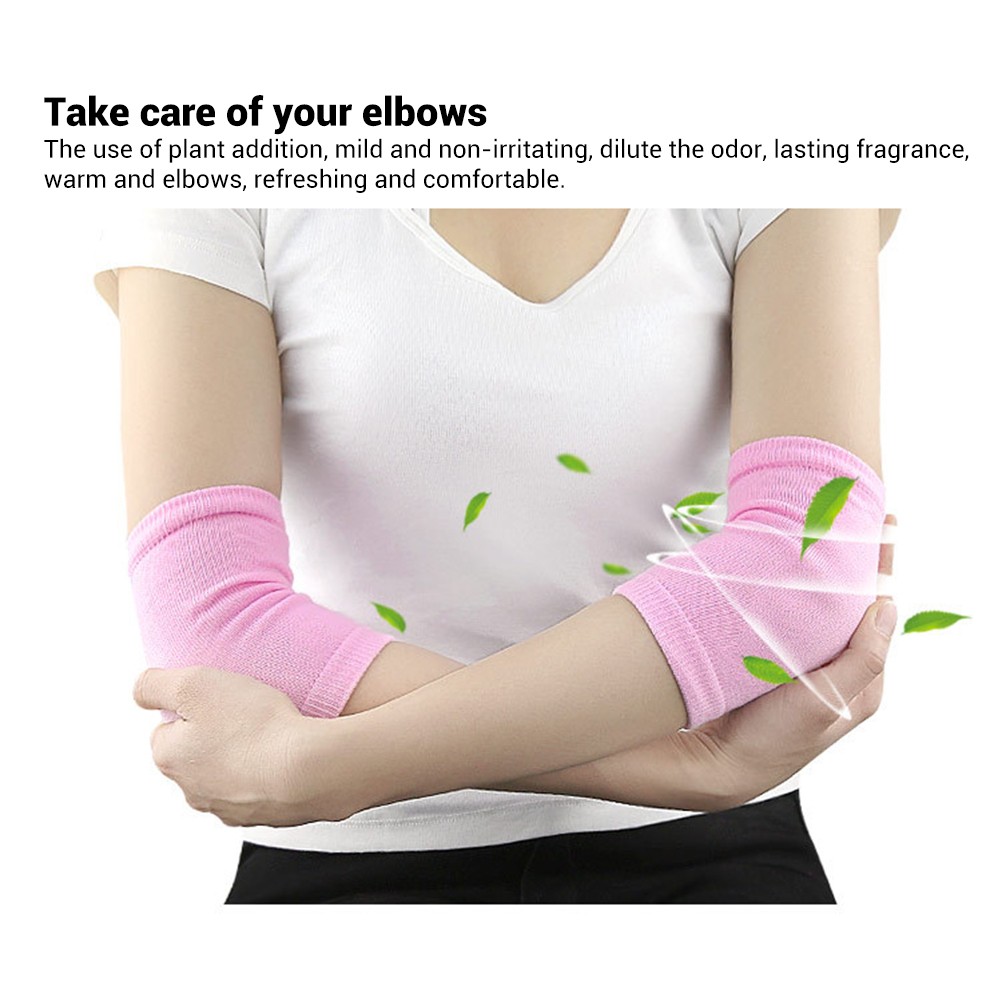 1 Pair Gel Elbow Pads Comfortable Elbow Skin Care Breathable Elbow Protective