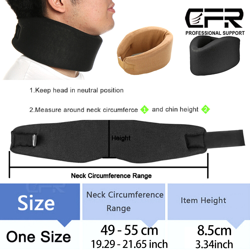Adjustable Neck Brace Support Soft Foam Cervical Collar Neck Pain Relief Unisex