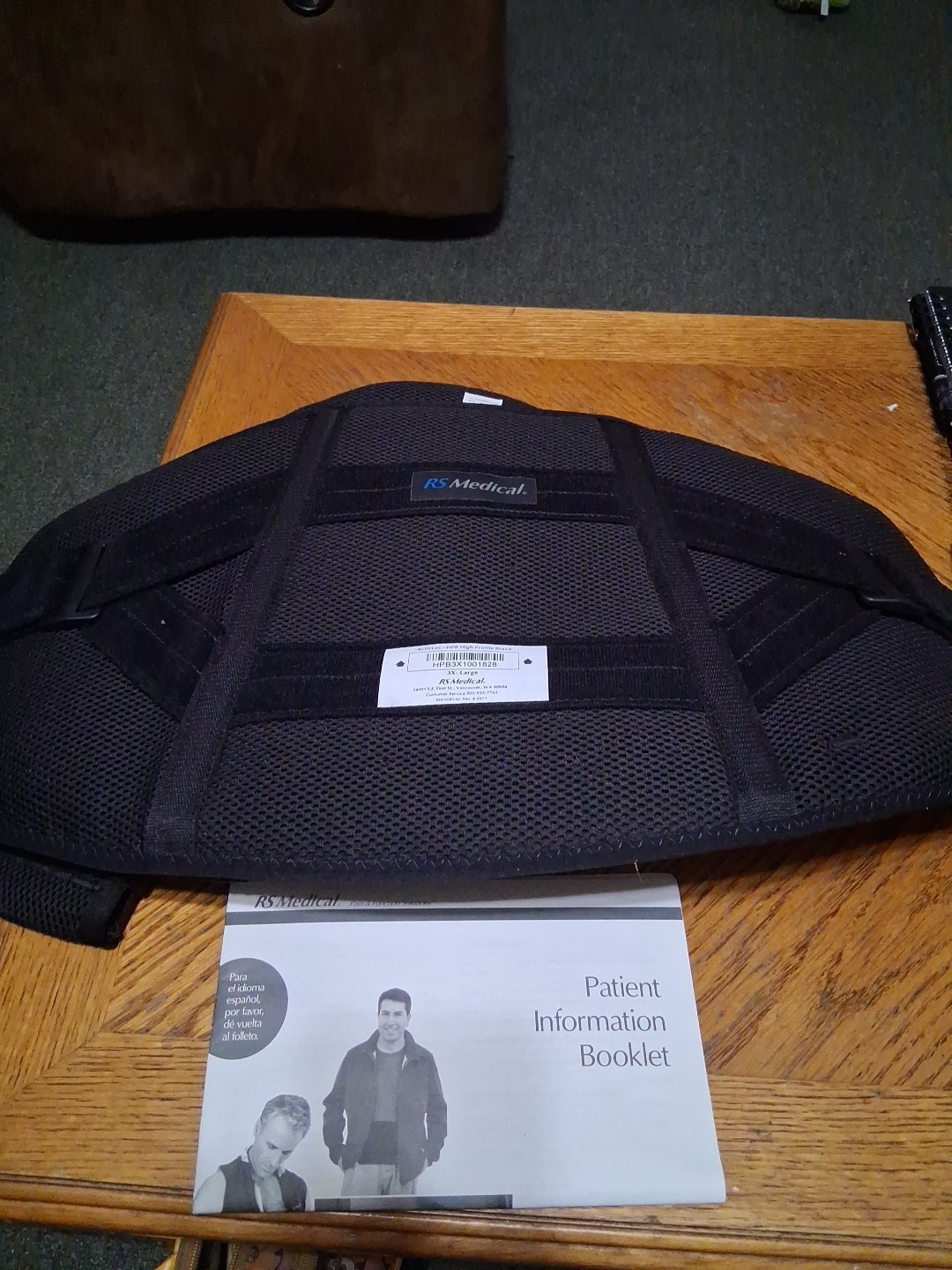 RS Medical Back Brace Activloc-HPB High Profile Brace Size 3X-Large